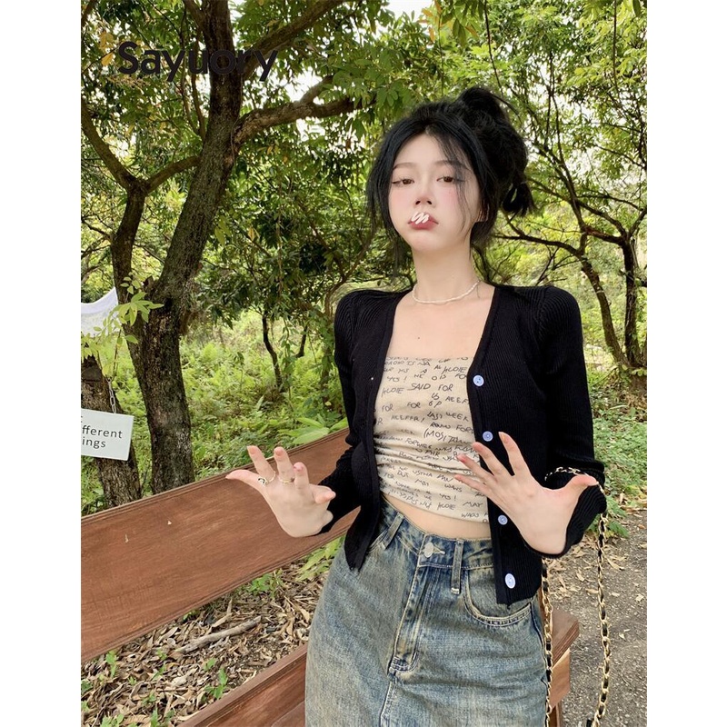 Áo Lót Sát Nách In Chữ Sau Lưng Thời Trang 2023 Cho Nữ