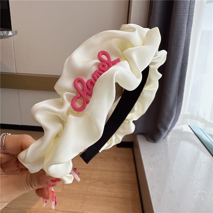 Băng Đô Cài Tóc Xếp Ly Màu Trơn In Họa Tiết Đầu Lâu 2023 Cho Nữ