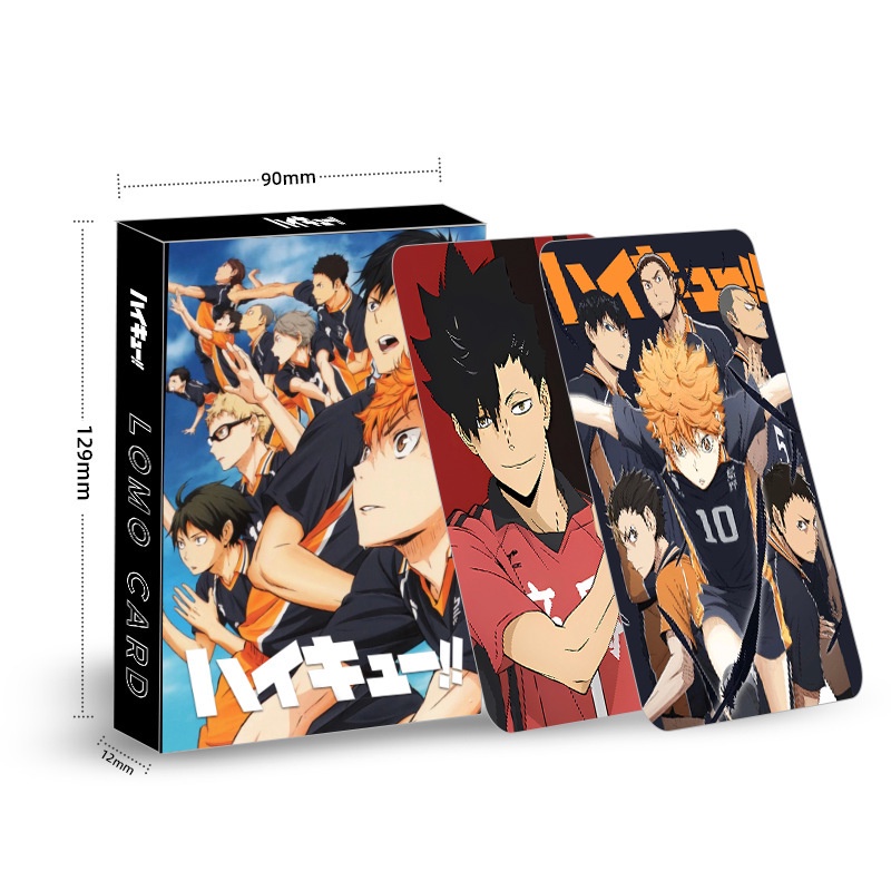Anime Haikyuu!! Double-sided Photocard LOMO Card Fans Collection