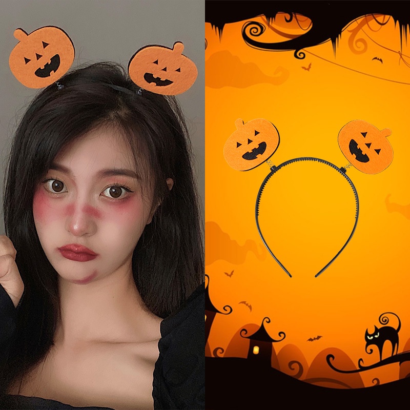 Băng Đô Cài Tóc Hình Sừng Nhện Màu Đen Cho Nữ