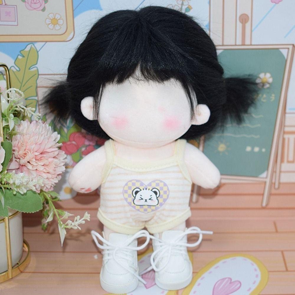 Bộ Áo Liền Quần Bằng Vải cotton Dễ Thương Cho Búp Bê 10-20cm
