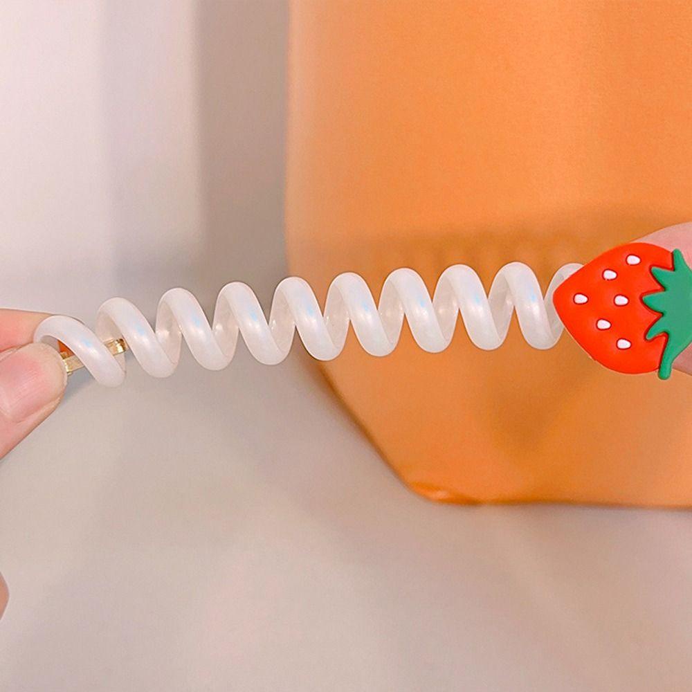 Shanlin Dây Buộc Tóc Nhựa Hình Mèo kitty Gấu Phong Cách Hàn Quốc Thanh Lịch Cho Nữ / Bé Gái