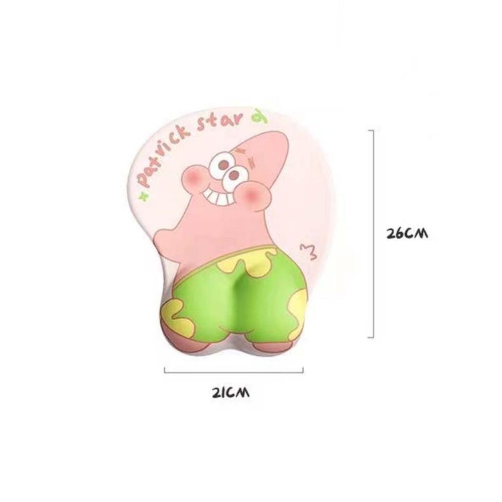 Miếng Lót Chuột Và Bàn Phím Máy Tính Mềm Hình Ngôi Sao 3d