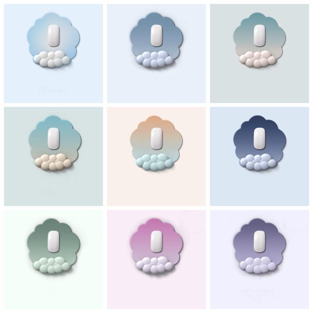 Đệm Lót Cổ Tay Bấm Chuột / Bàn Phím Máy Tính Hình Đám Mây Nhiều Màu Chống Trượt