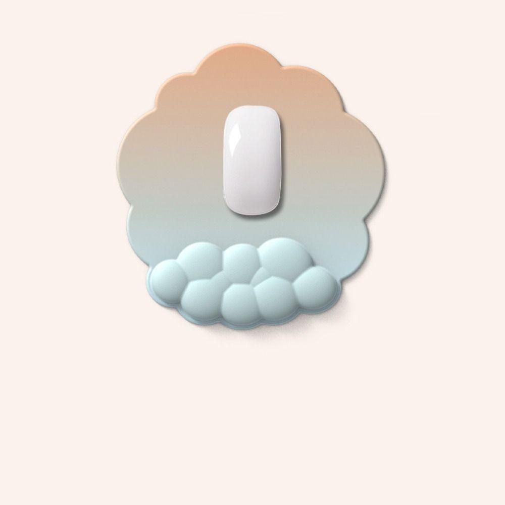 Đệm Lót Cổ Tay Bấm Chuột / Bàn Phím Máy Tính Hình Đám Mây Nhiều Màu Chống Trượt