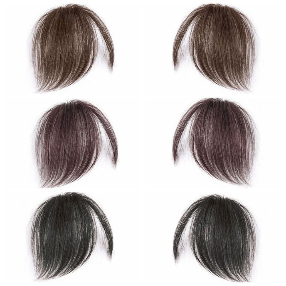 Mái Tóc Giả 3d Có Mái Bằng Lông Gài Cho Mái Tóc Suông Mượt Tự Nhiên francesco