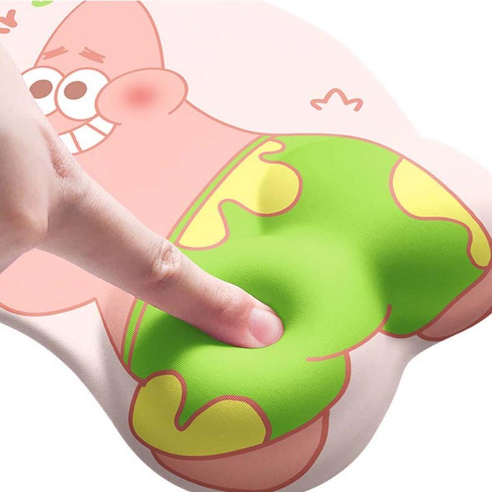 Miếng Lót Chuột Và Bàn Phím Máy Tính Mềm Hình Ngôi Sao 3d