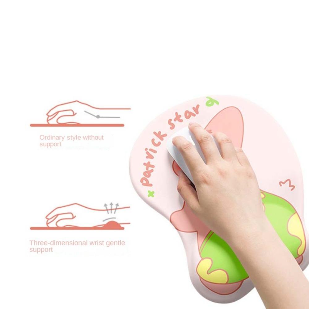 Miếng Lót Chuột Và Bàn Phím Máy Tính Mềm Hình Ngôi Sao 3d