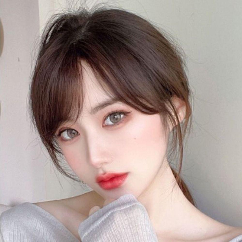 Mái Tóc Giả 3d Có Mái Bằng Lông Gài Cho Mái Tóc Suông Mượt Tự Nhiên francesco