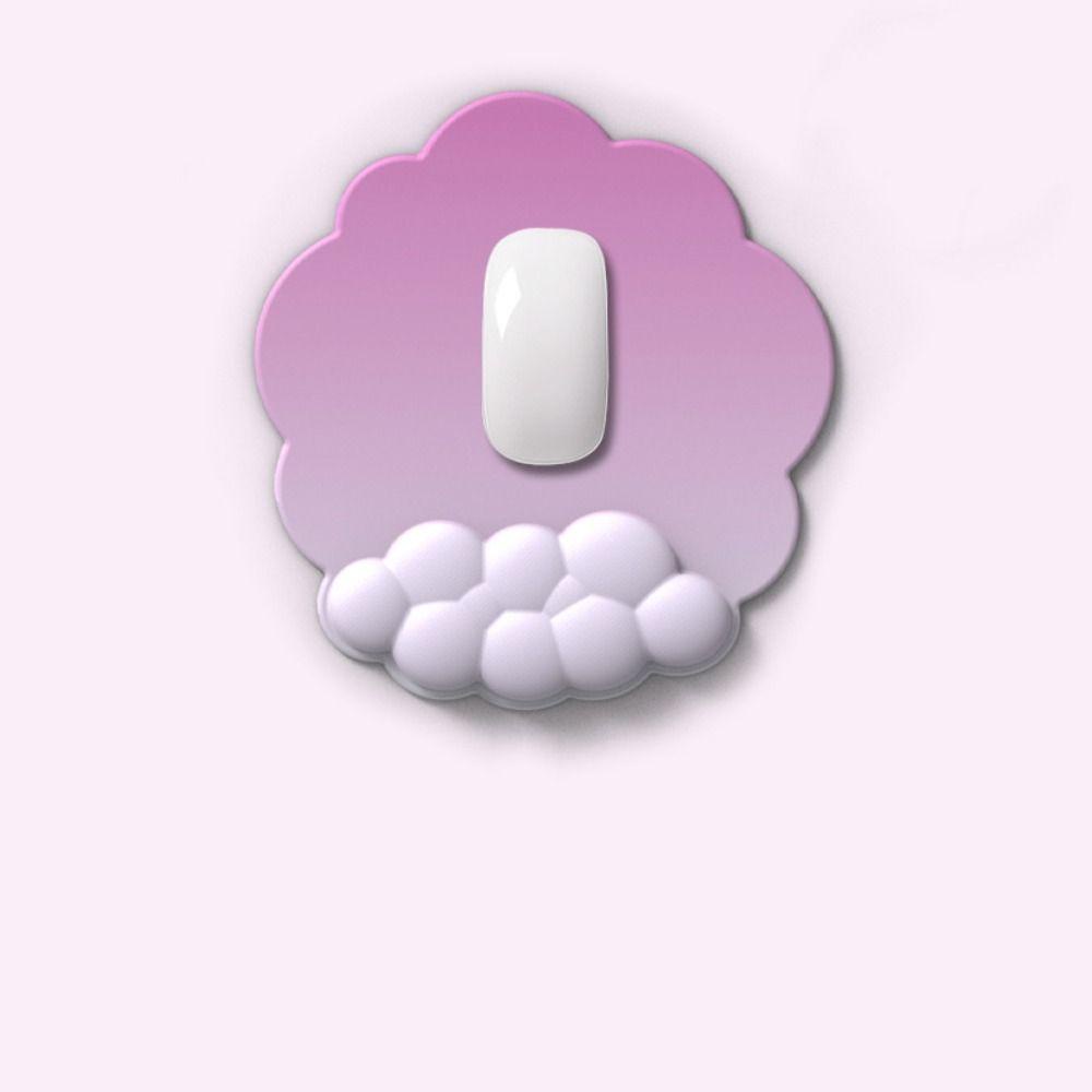 Đệm Lót Cổ Tay Bấm Chuột / Bàn Phím Máy Tính Hình Đám Mây Nhiều Màu Chống Trượt