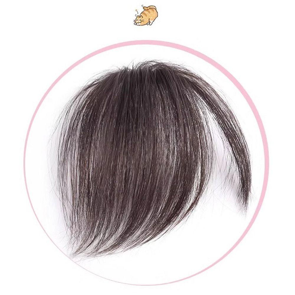 Mái Tóc Giả 3d Có Mái Bằng Lông Gài Cho Mái Tóc Suông Mượt Tự Nhiên francesco