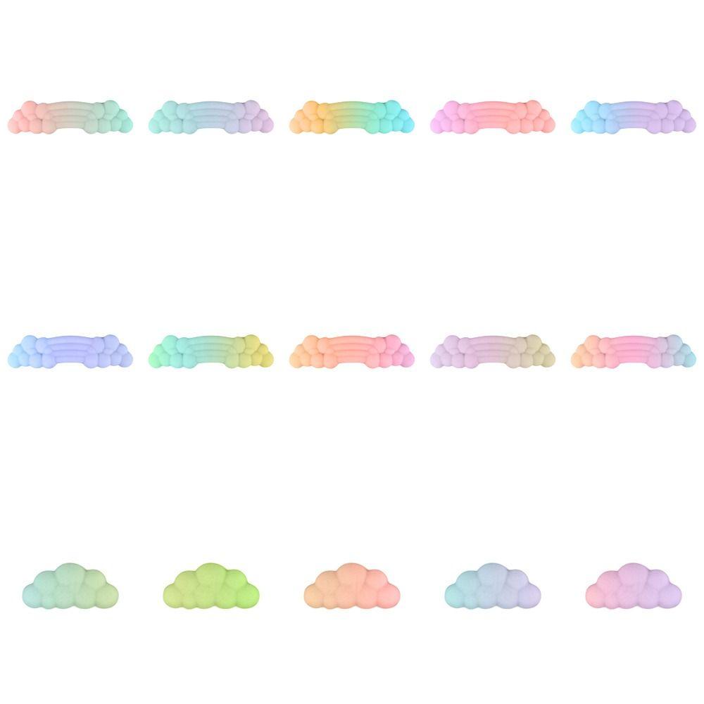 Đệm Lót Chuột / Bàn Phím Máy Tính Hình Đám Mây / Cầu Vồng Màu gradient Xinh Xắn