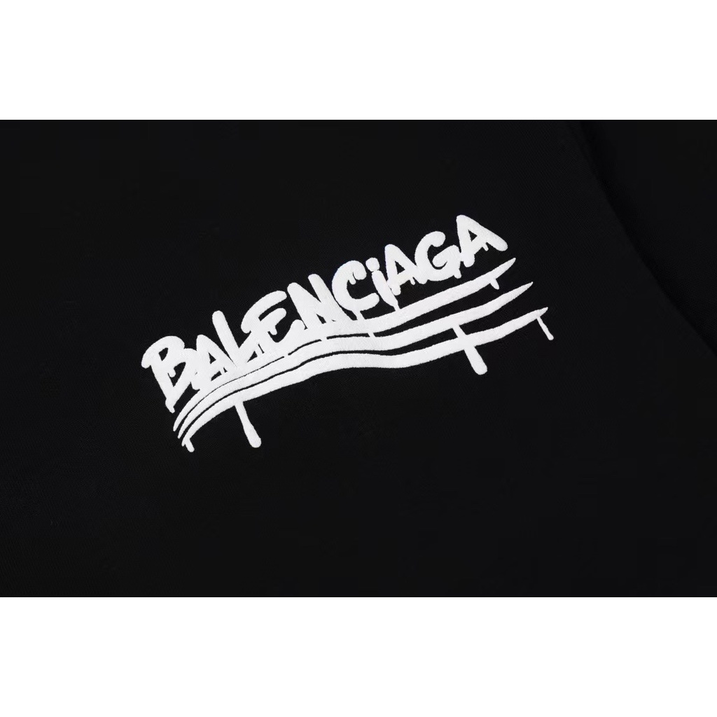 Áo sweater In Chữ Balenciaga 280g Thời Trang Cho Cặp Đôi