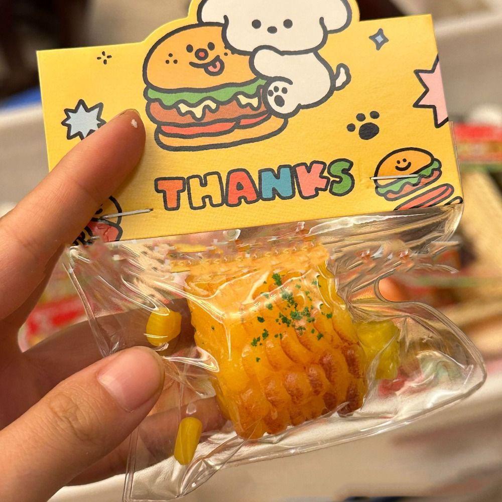 Shanrong Đồ Chơi Bóp Mềm Hình Bánh Mì / Bánh Rán / Thịt Nướng / Kem / Món Quà Cho Bé