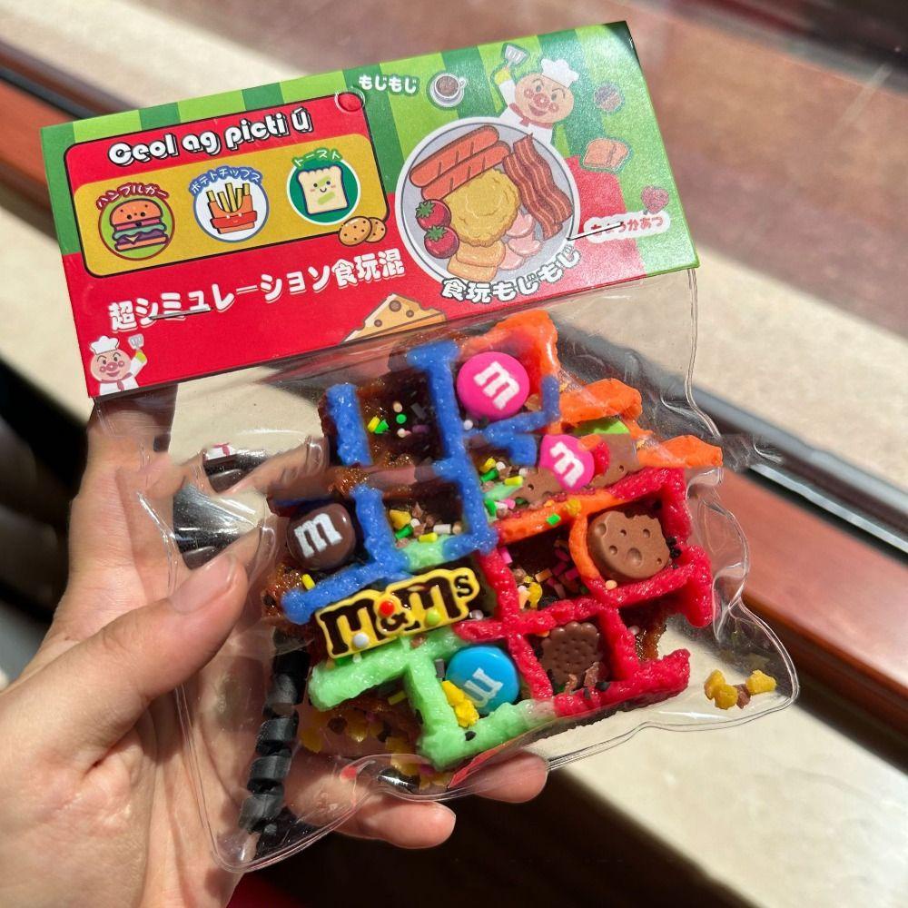 Shanrong Đồ Chơi Bóp Mềm Hình Bánh Mì / Bánh Rán / Thịt Nướng / Kem / Món Quà Cho Bé