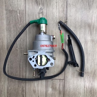 Chế hoà khí máy phát điện 5kw hàng japan bình xăng con máy phát điện honda