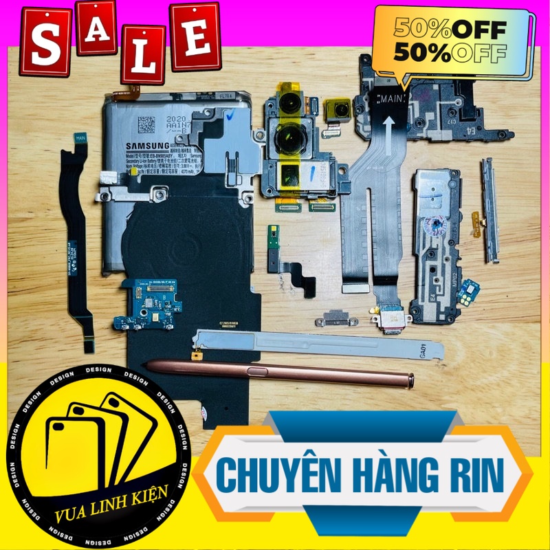 Linh Kiện Samsung Note 20 Utral / Camera trước sau,NFC,Cáp chân sạc,cáp nối main,main phụ,loa ngoài loa trong,bút spen