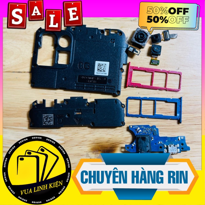 Linh Kiện Samsung A03 / Camera trước sau,main sạc,loa ngoài,khay sim,nẹp đậy main,cảm biến tiệm cận,PIN rin bóc máy