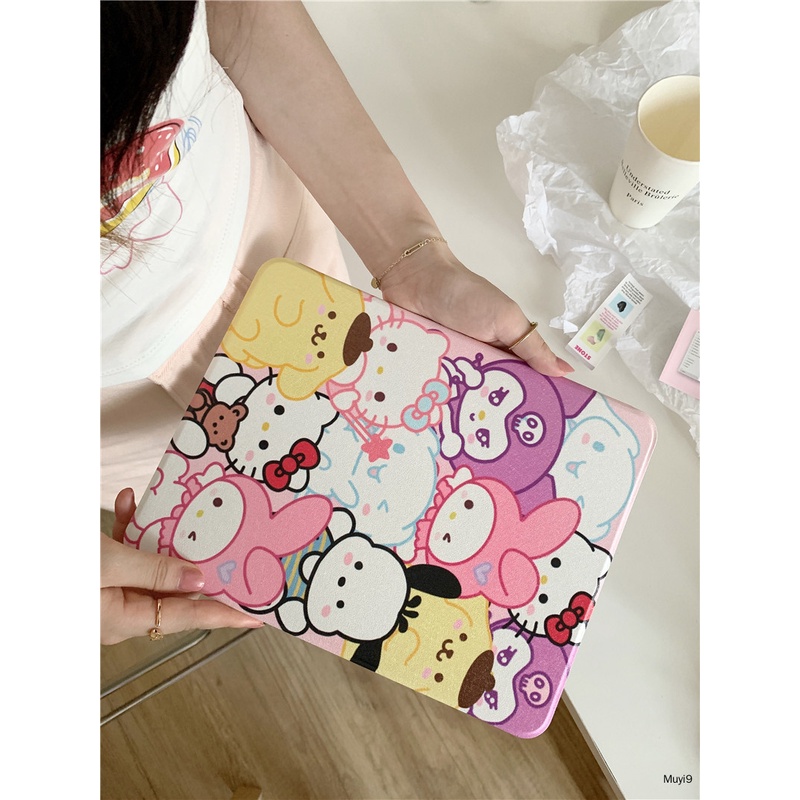 Bao Da Máy Tính Bảng In Hoạt Hình sanrio Chống Rơi Vỡ Cho ipad10.2 10Th mini6 ipad9.7 air10.9 pro11 / ipad12.9 ipad gen9 Ốp