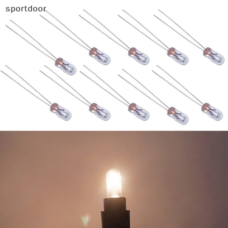 Set 10 Đèn Chiếu Sáng Bảng Điều Khiển Cho Xe Hơi | Bóng Đèn led t3 Chuyên Dụng Cho Xe Hơi | 12 Bu Lông Đèn led Ô Tô Ánh Sáng Phi Công Gạch Ngang
