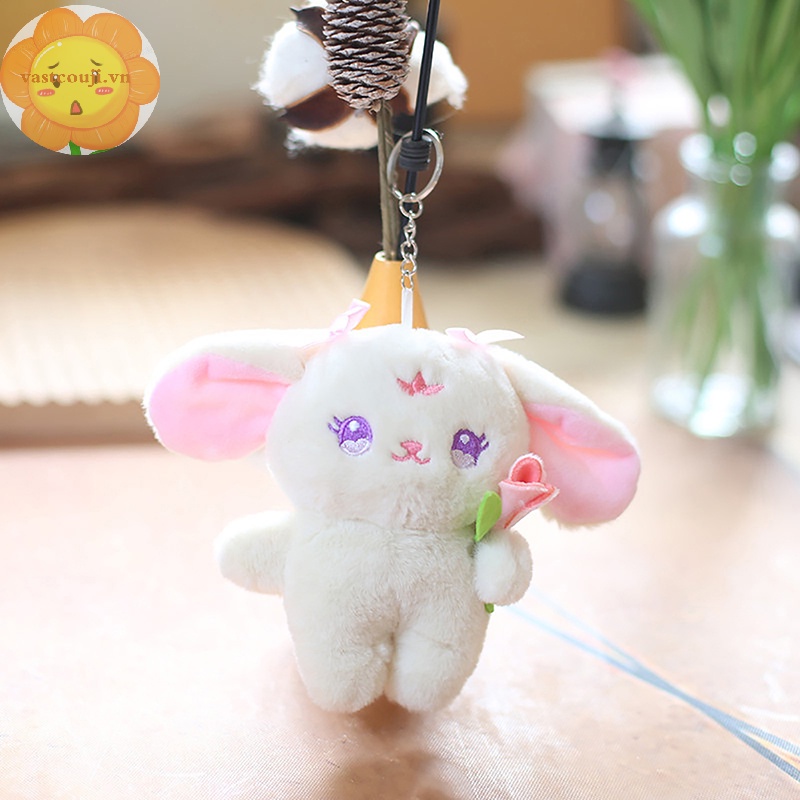 Vastji Móc Khóa Thỏ Nhồi Bông Đáng Yêu vn