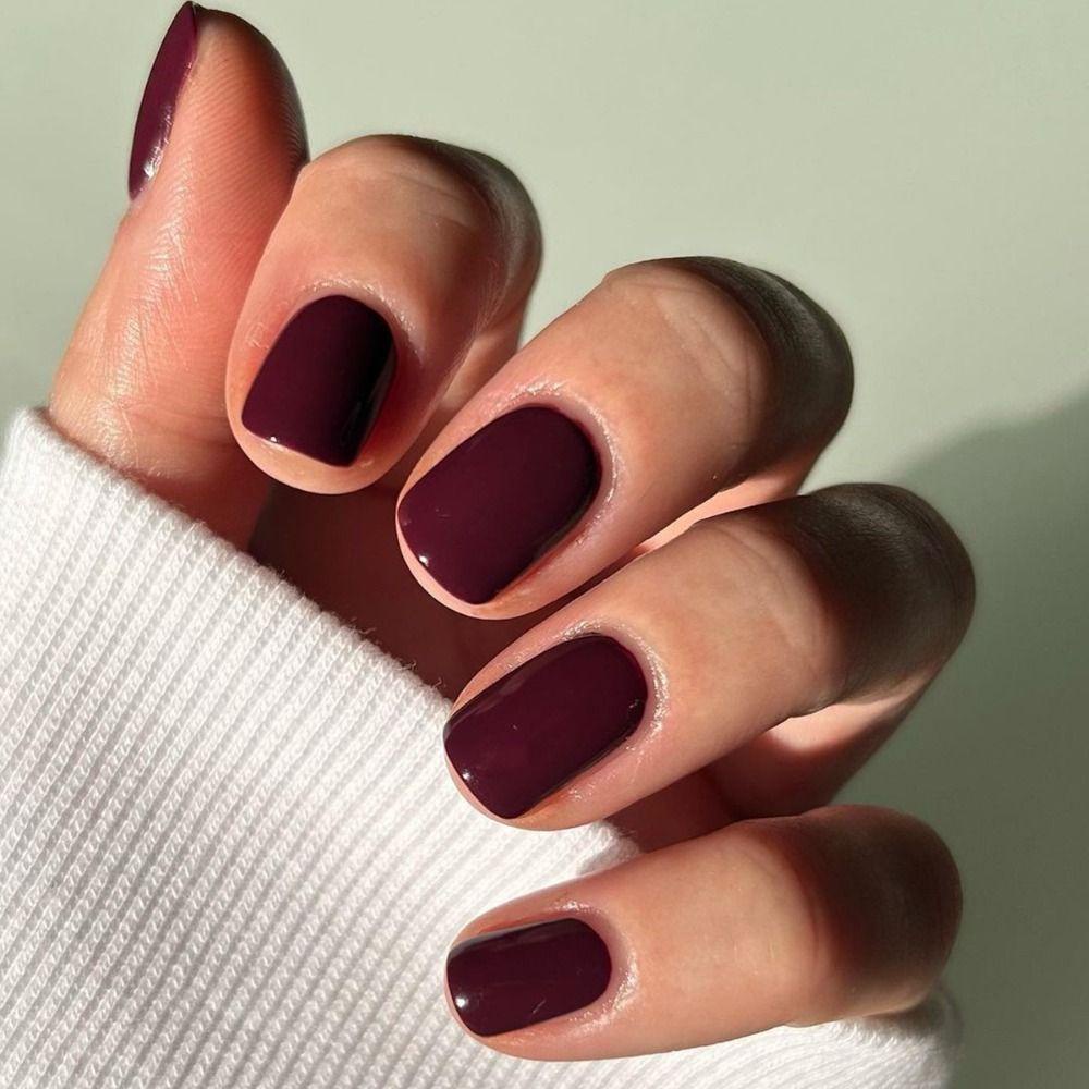 Yukico Móng Tay Giả Màu Hồng gradient Lấp Lánh Thời Trang