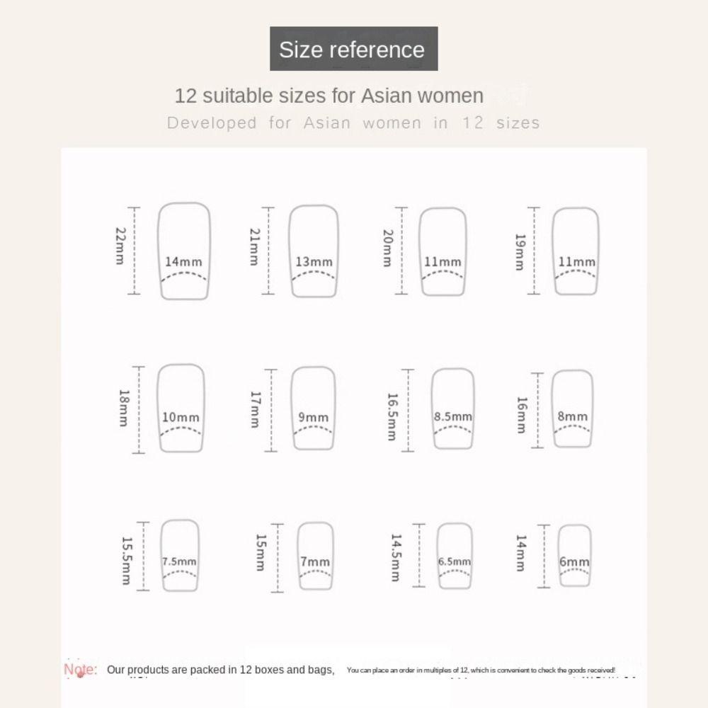 Yukico Móng Tay Giả Màu Hồng gradient Lấp Lánh Thời Trang