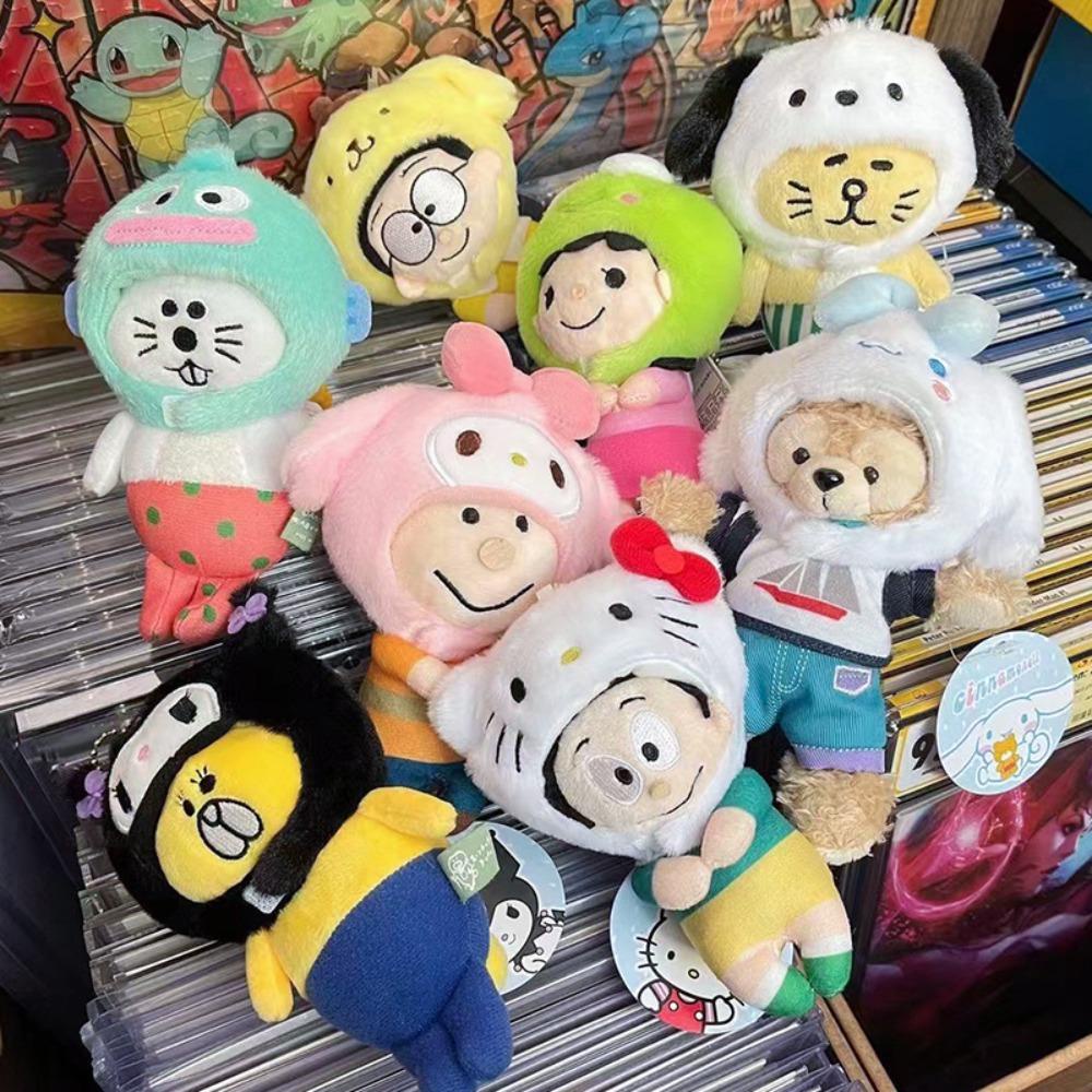 Vỏ Bọc Đầu Búp Bê Nhồi Bông kuromi cinnamoroll Đội Mũ Chéo Sáng Tạo Cho Bé