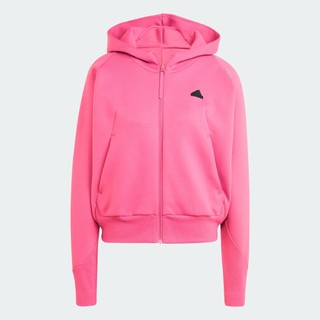  adidas Phong cách sống Áo Hoodie Khóa Kéo Dọc Thân adidas Z.N.E. Nữ Hồng IN5131