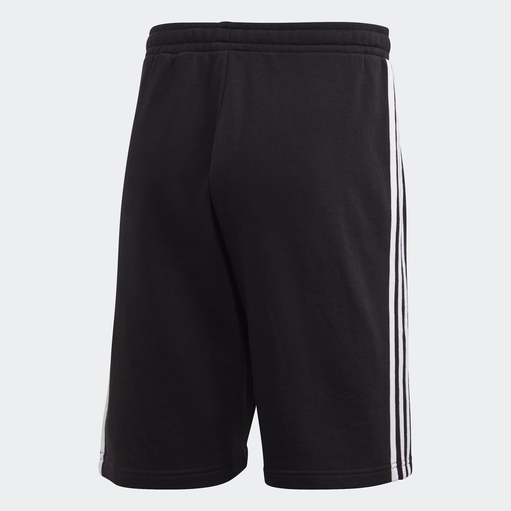 Adidas Phong cách sống Quần Sweat Short 3 Sọc Nam Đen DH5798