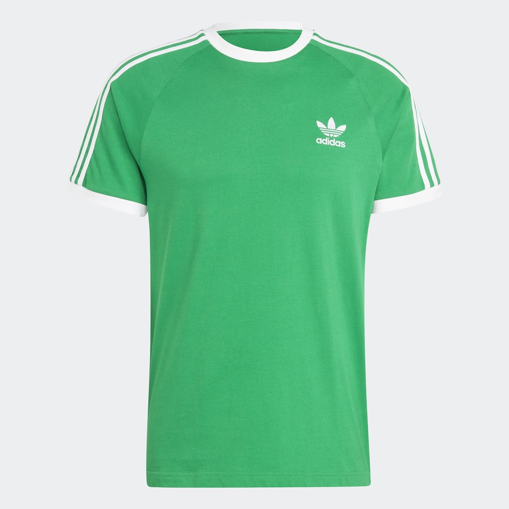 adidas Phong cách sống Áo Thun 3 Sọc Classics Adicolor Nam màu xanh lá IM0410