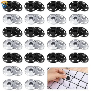 Nút bấm kim loại tròn 10 / 15mm nhiều màu sắc đa dạng