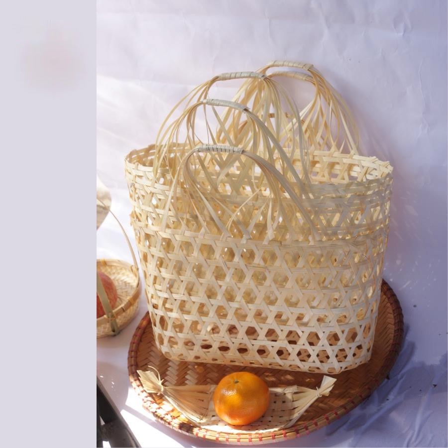 Giỏ tre đựng quà Tết, làn tre quà tặng trung thu, trứng, decor, trang trí