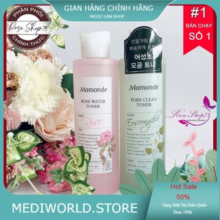 [Auth - Nội Địa] Nước Hoa Hồng Kiềm Dầu, Se Khít Lỗ Chân Lông Mamonde Toner 250ml