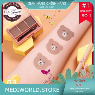 Bột kẻ chân mày odbo 3 màu kèm cọ thailand
