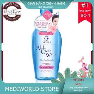 Nước tẩy trang SENKA A.L.L. CLEAR WATER Micellar Formula White 230ml