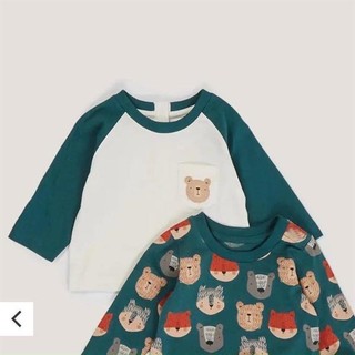 Set 2 bộ HM cáo xanh lá cho bé trai