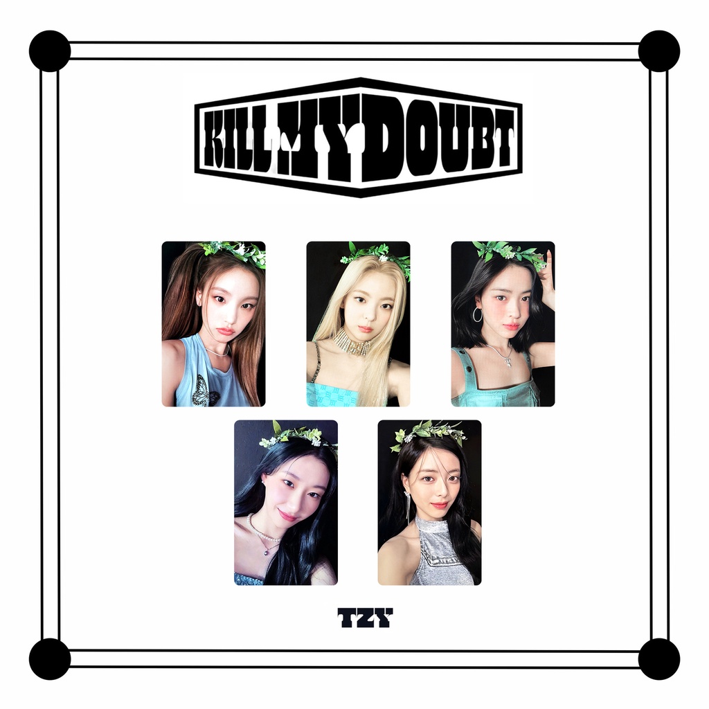 Album Ảnh Nhóm Nhạc kpop itzy one hit new album kill my doubt Thẻ