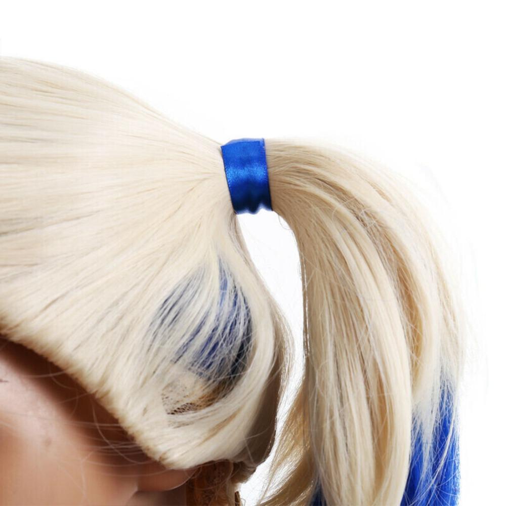Tóc Giả cosplay harley quinn 1 Màu gradient Chất Lượng Cao