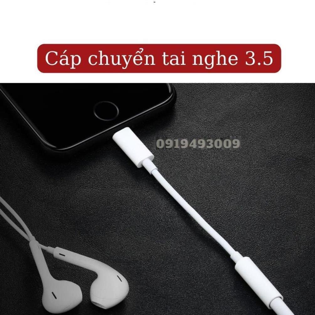 Cáp chuyển đổi tai nghe sang chân tròn 3.5 mm có hỗ trợ mic đàm thoại-jack PUCEN
