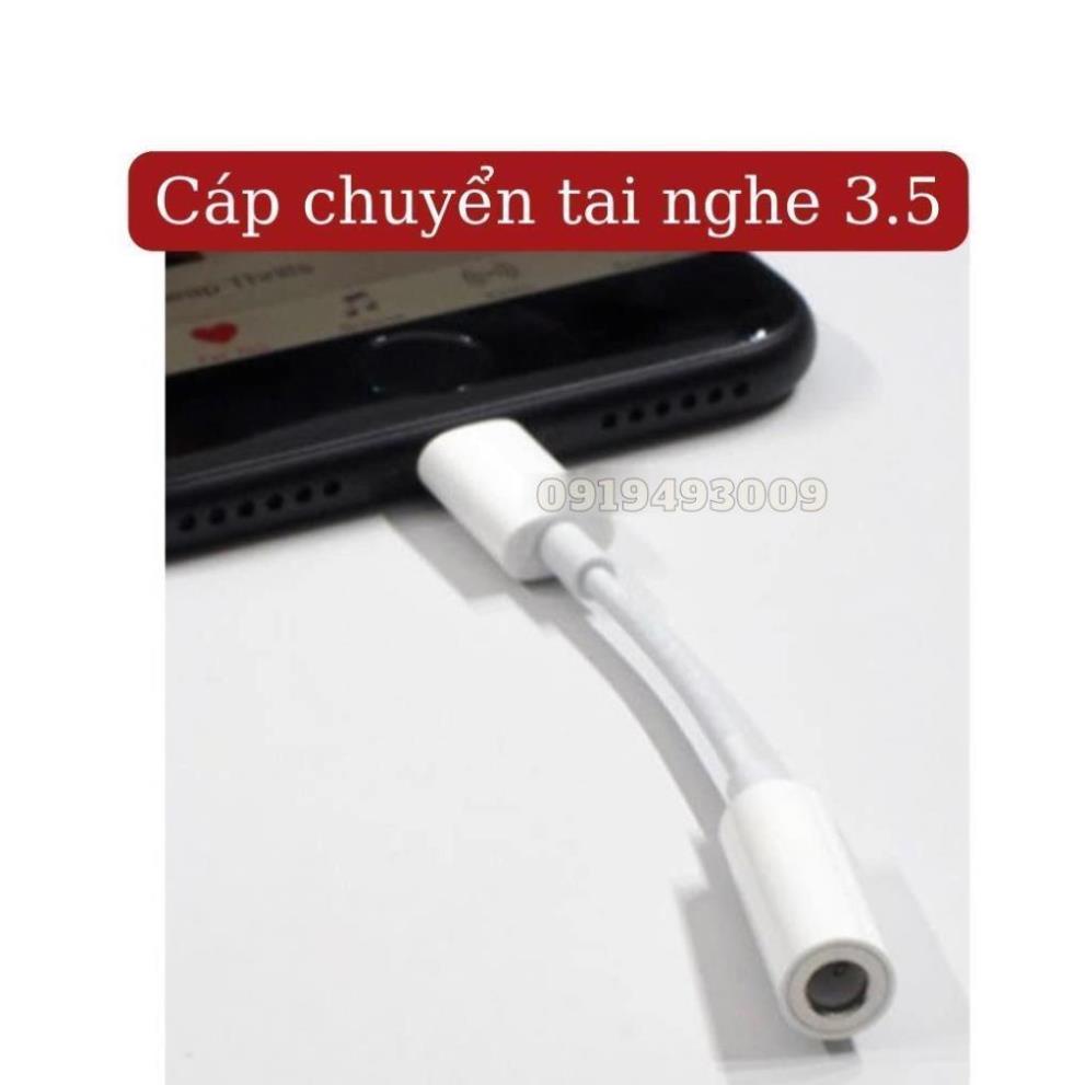 Cáp chuyển đổi tai nghe sang chân tròn 3.5 mm có hỗ trợ mic đàm thoại-jack PUCEN