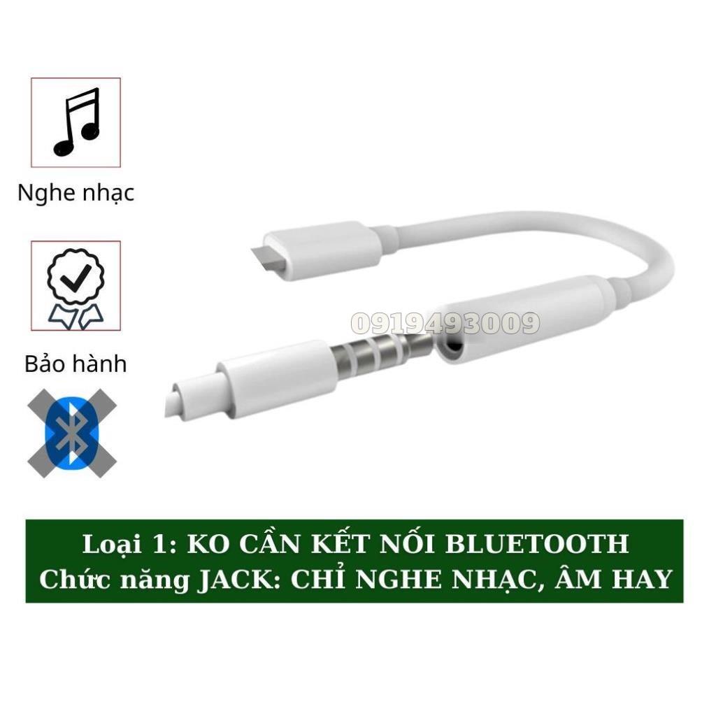 Cáp chuyển đổi tai nghe sang chân tròn 3.5 mm có hỗ trợ mic đàm thoại-jack PUCEN