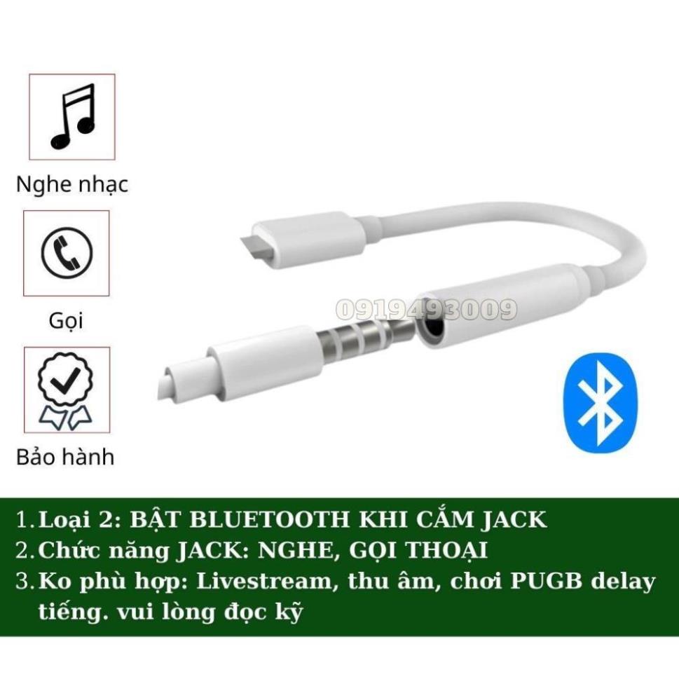 Cáp chuyển đổi tai nghe sang chân tròn 3.5 mm có hỗ trợ mic đàm thoại-jack PUCEN