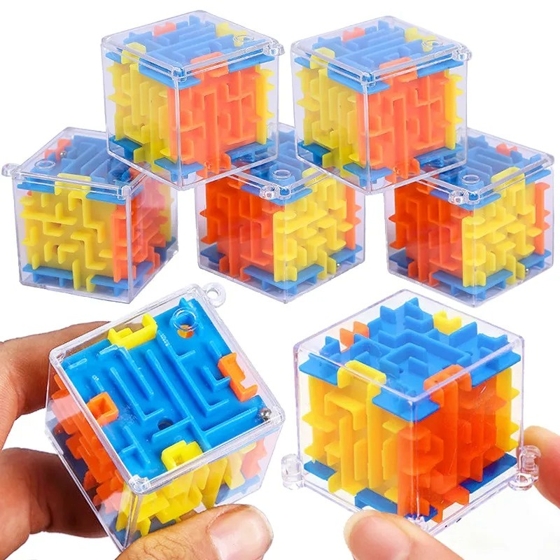 Khối Rubik 3d mini Đồ Chơi Rèn Luyện Trí Não Cho Bé