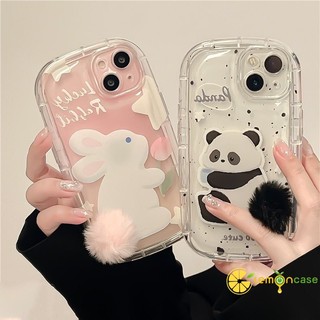 Ốp Điện Thoại tpu Mềm Hình Gấu Trúc / Thỏ Cho IPhone 11 12 13 14 PRO MAX 6 7 6S 8 14 Plus X XR XS MAX 11 12 13 Se 2020 6SPlus 7Plus 6Plus 8Plus 14Plus XSMAX