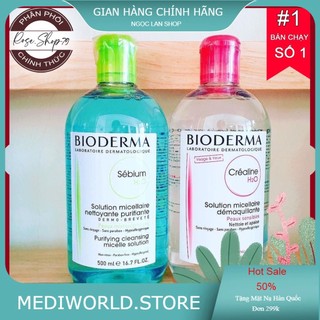 Tẩy Trang ⚜️FREESHIP⚜️ Nước Tẩy Trang Bioderma H2O Pháp