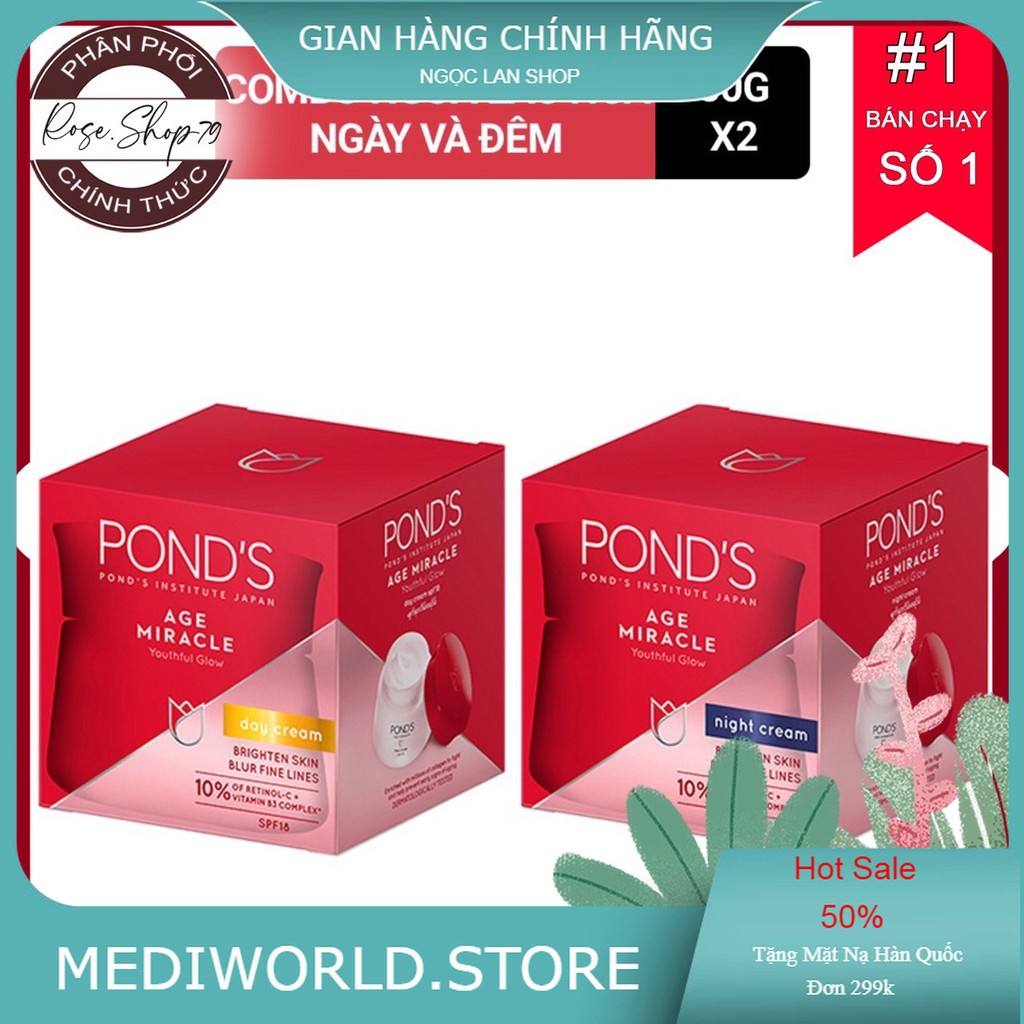 Kem Pond's chống lão hóa thái lan ngày đêm 50g