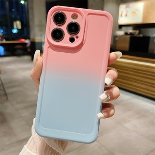 Gradient hai màu TPU Mềm Ốp Điện Thoại Cho vivo y02s y02 y02t y02a y16 y20i 2021 y20s (g) y20 2020 y20 y91 / y91i / y95 v9 v15 v20 Se20 v27 (5g) V7 pro V2 pro