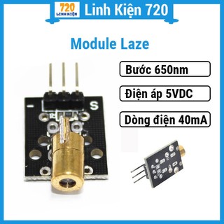 Module Laze 5V, bước sóng Laser 650nm đỏ