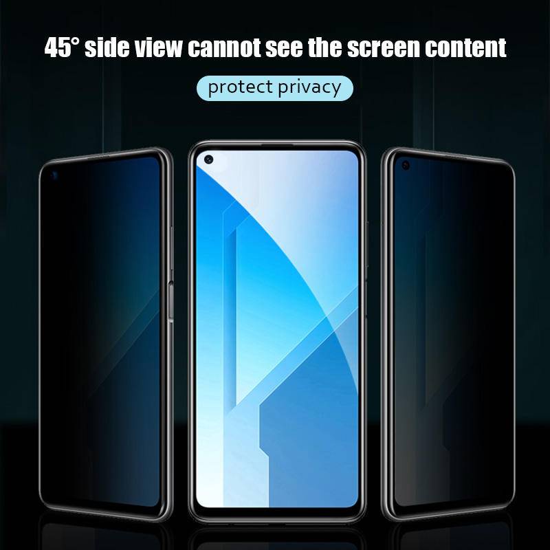 Kính Cường Lực 3d Chống Nhìn Trộm Bảo Vệ Màn Hình Cho realme 8 7 6 5 3 2 pro 7i 6i 6s realme 8s 8 7 5g 5i 5s